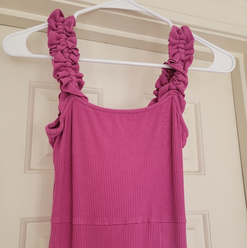 Pink Lily Midi Dress Magenta NWOT - Picture 8 of 9
